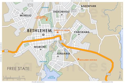 Map Of Bethlehem | Color 2018