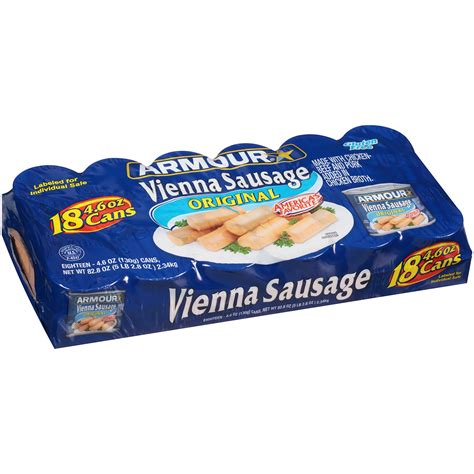 Armour Vienna Sausage (4.6 oz. can, 18 ct.) - BHD Shoppers and Shippers