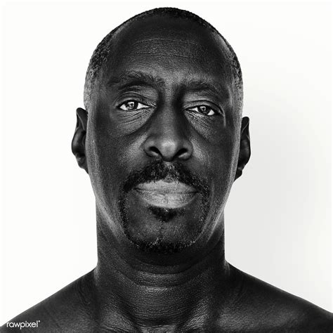 Portrait of an African American man isolated | Male portrait, African american men, Black and ...