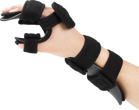 REAQER Stroke Hand Brace Soft Resting Hand Splint Support Finger Wrist ...