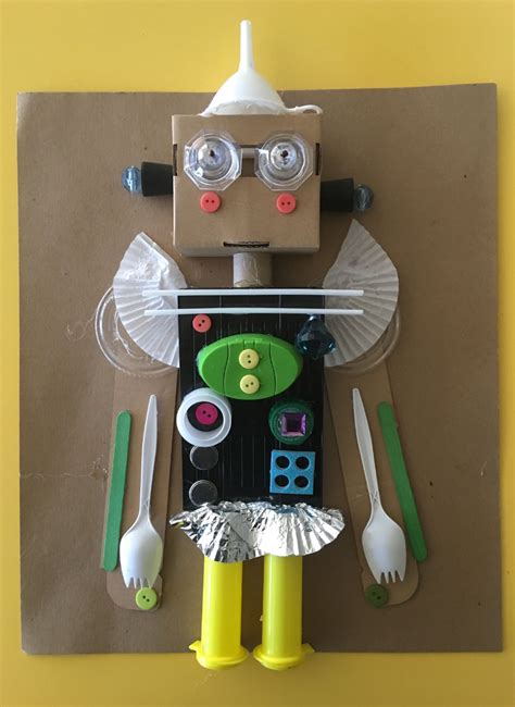 preschool build a robot out of recyclables - Google Search | Recycled ...