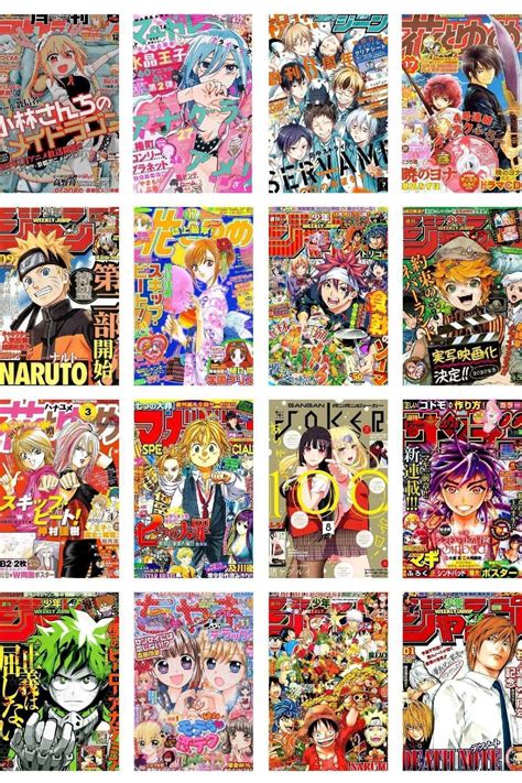 Anime Poster Set Anime Collage Set Anime Poster Minimalist - Etsy