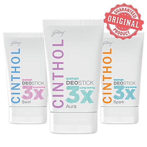 Buy Cinthol Deo Stick - For Women 40 gm (Pack of 3) Online at Best ...