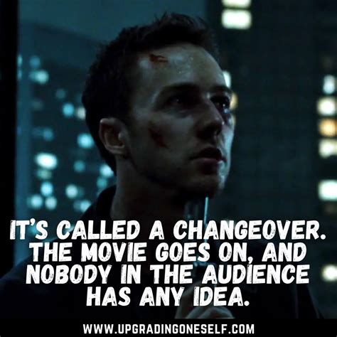 Fight Club Quotes - Upgrading Oneself