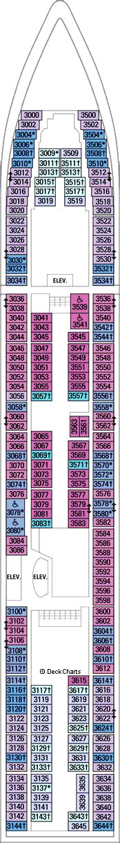 Royal Caribbean Jewel of the Seas Deck Plans: Ship Layout, Staterooms ...