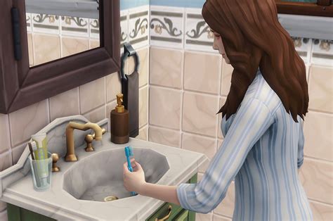 Install Brush Teeth From Toothbrush Holders - The Sims 4 Mods - CurseForge