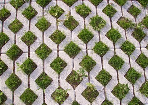 Permeable Grass Paver Driveway