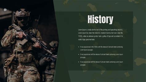 Free Army PowerPoint Template and Google Slides