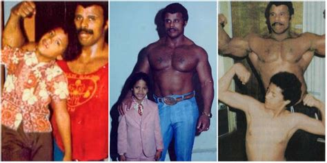 Rare and Adorable Childhood Photos of Dwayne “The Rock” Johnson Posing ...