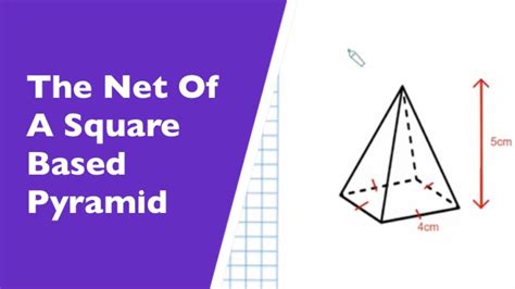 Nets. What Does The Net Of Square Based Pyramid Look Like And How Do I ...