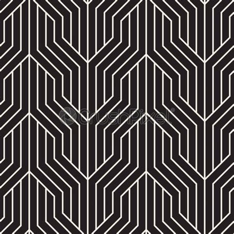 Vector seamless geometric pattern Modern interlaced lines abstract ...