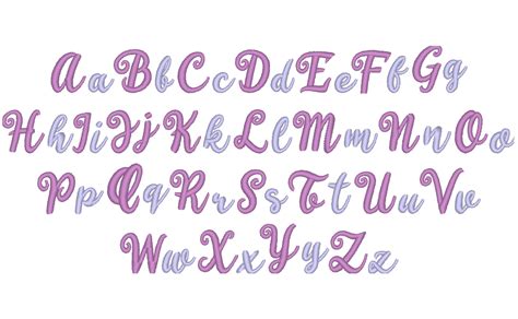 MINI Font machine embroidery designs, monogram, alphabet, satin stitch ...