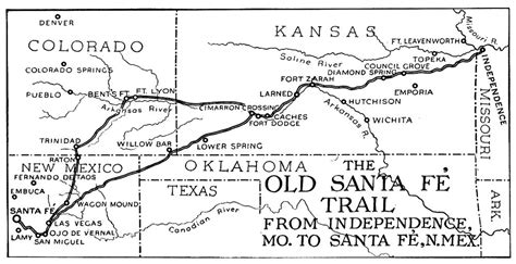 The Santa Fe Trail Across Kansas – Legends of America