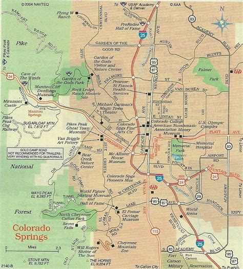 Map of Colorado Springs, 2012 | A somewhat more detailed map… | Flickr