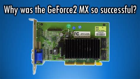 Why was the GeForce 2 MX so successful and important for Nvidia? - YouTube