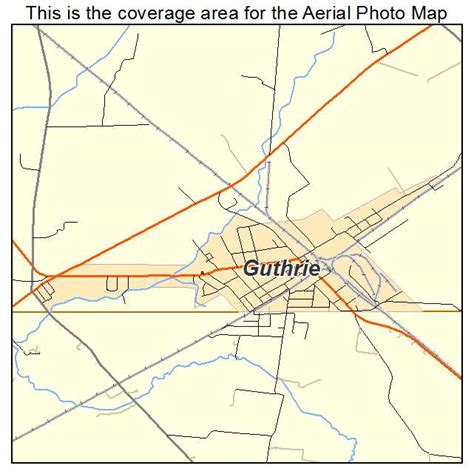 Aerial Photography Map of Guthrie, KY Kentucky