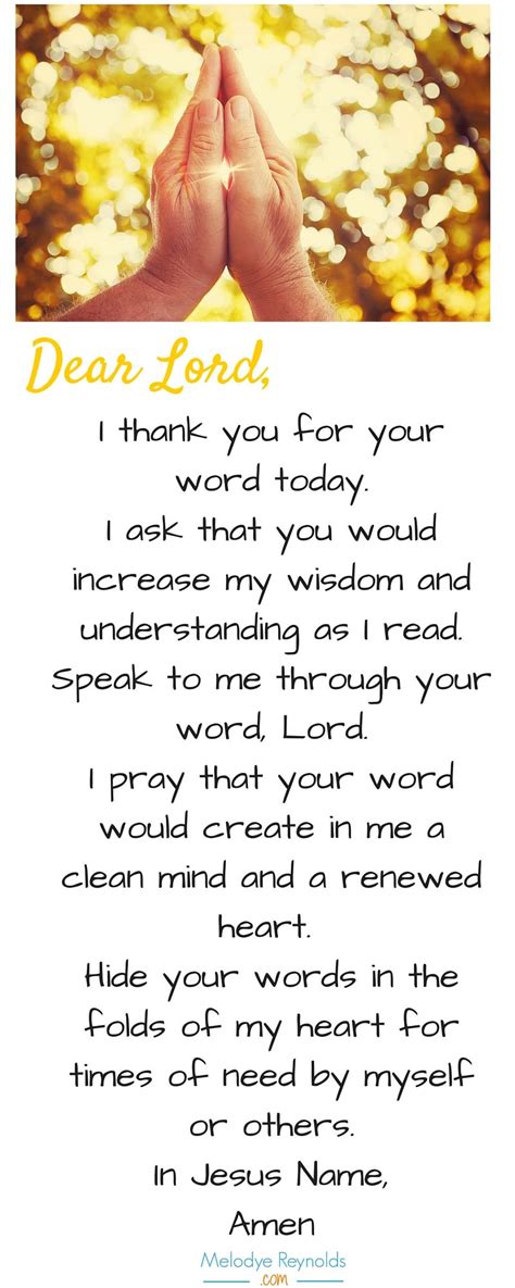 Enhance Your Bible Reading with a Printable Prayer Bookmark