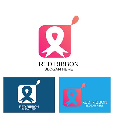 Premium Vector | Red ribbon logo design design simple concept premium ...