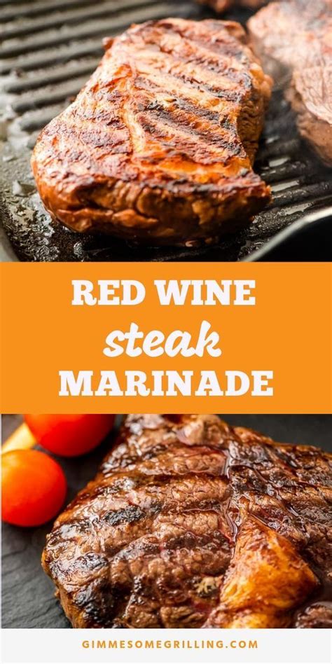 Red Wine Steak Marinade is the perfect marinade recipe if you love ...