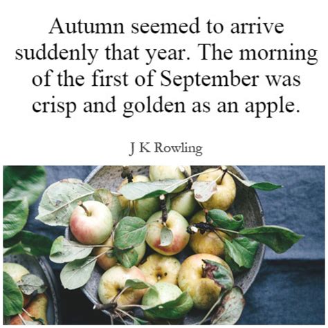 Love this quote #autumn #september | Autumn, September, Apple tree