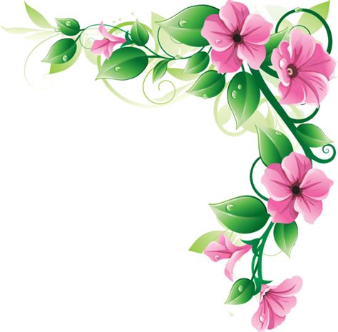 Flower Border Clip Art Pictures – Clipartix