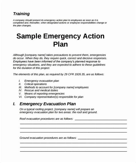 40 Osha Emergency Action Plan Template | Hamiltonplastering