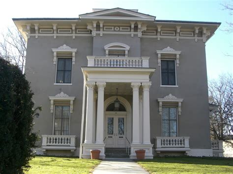 The Picturesque Style: Italianate Architecture: The Gabriel Coite House ...