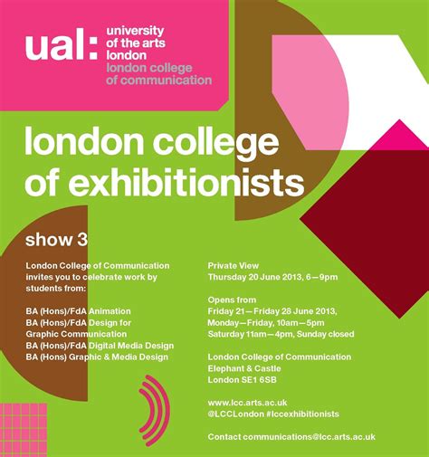 London College of Communication... Summer Show Three // LCC School of ...