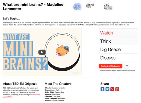 What Are Mini Brains? Instructional Video for 6th - Higher Ed | Lesson ...