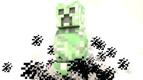 Cinema 4D - Minecraft Creeper Rig Version 2 - YouTube