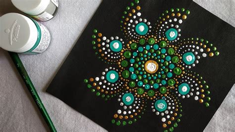 Mandala Dot Painting Tutorial For Beginners ~ Dotting Mandala ...