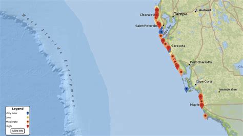 Current Red Tide Map Florida - Drucie Kimberley