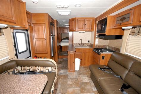 Interior of Class C motorhome | Rv living, Home, Rv vacation