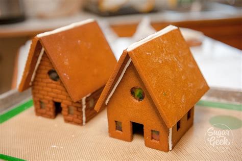 Construction Gingerbread House Recipe + Template | Sugar Geek Show