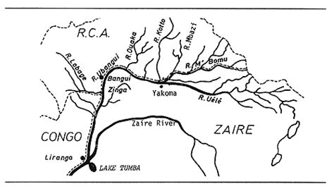 Ubangi River Map