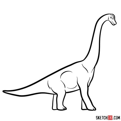 How to draw a brachiosaurus | Cartoon drawings, Dinosaur drawing, Drawings