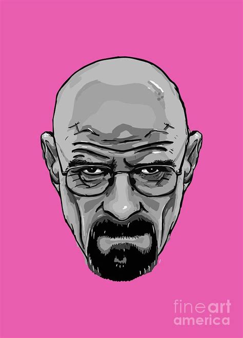 Breaking Bad Amc Heisenberg Walter White Portrait Black And White ...