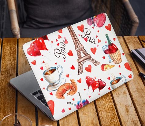 Paris Laptop Skin Sticker Cute Notebook Vinyl Decal Dell Hp Lenovo Asus ...