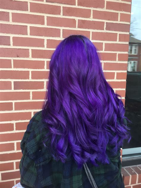 Purple raven | Deep purple hair, Bright purple hair, Purple hair