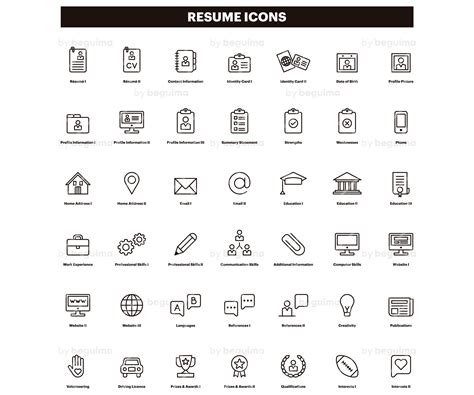 Resume Computer Skills Icon | Resume Template