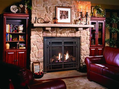 Gas fireplace indoor on Custom-Fireplace. Quality electric, gas and ...