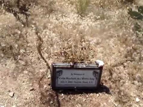 May 2013 - Mattie Blaylock Earp @ the Pinal Historic Cemetery - YouTube