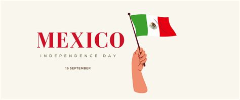 Mexico national day banner for independence day anniversary. Flag of ...