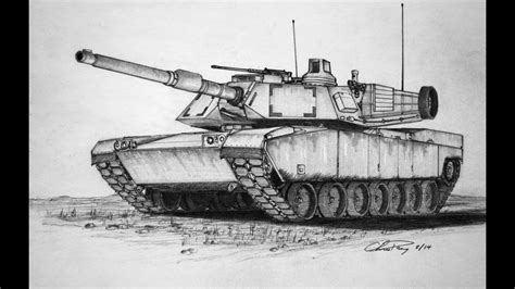 How To Draw A Tank Easy M1 Abrams Tank Drawing Youtube | Images and ...