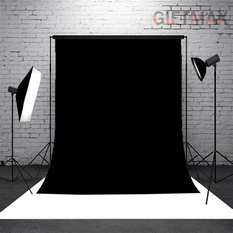 GiftMax® 8 x12 FT Black LEKERA Backdrop Photo Light Studio Photography ...