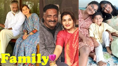 Actor Prakash Raj Latest Family Photos | Wife, Daughters and Son | Pony ...