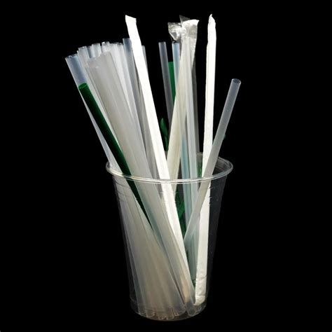 Plant Based Pla 100% Biodegradable Straws Compostable Eco Friendly ...