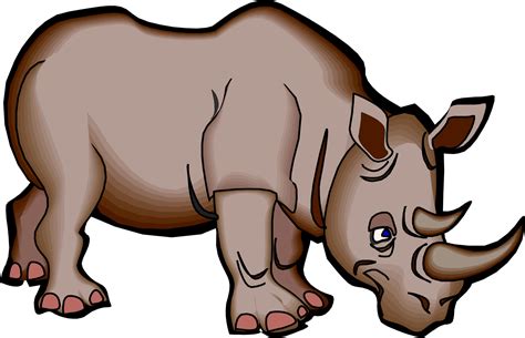 Cartoon Rhino Clipart - ClipArt Best