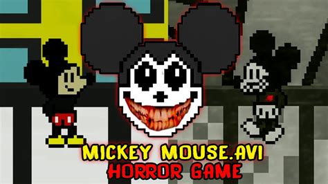 MICKEY MOUSE.AVI HORROR GAME! BIPOLAR MOUSE CREEPYPASTA SCARY GAME ...