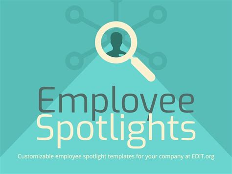 Customizable Employee Spotlight Templates